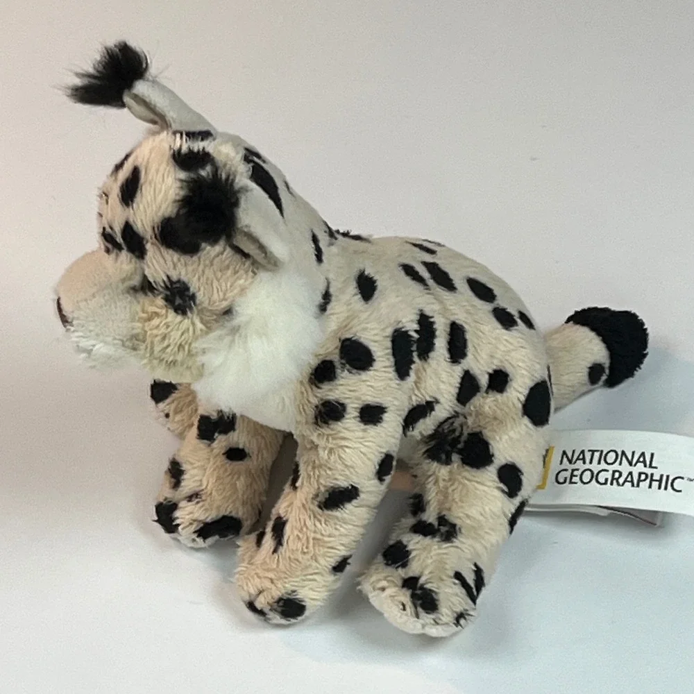 National Geographic Lelly Iberian Lynx Plush Spotted Wild Cat Stuffed Animal 6